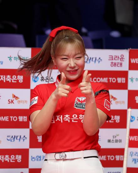 '동점에 쐐기까지' 김예은 2승 앞세운 웰컴저축은행, NH농협카드 꺾고 PBA 준PO행