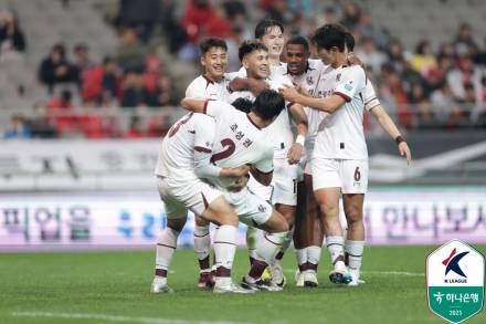 이정효의 광주, 서울에 ‘5연승’ 천적 또 증명…사우디 출국 전 짜릿한 승리+2위 도약 [IS 상암]