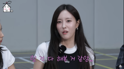티아라 효민 &quot;할 건 다 해봐&quot;…비상 계단서도?
