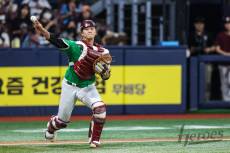 보법이 달라…'도루 저지 1위' 김건희, 비결은