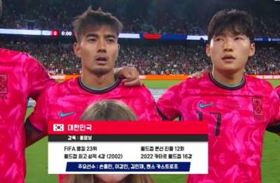 ‘이제는 韓 대표’ 카스트로프, 애국가 열창 화제…45분 ‘미친개’처럼 뛴 한국의 신형 엔진