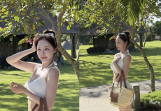브브걸 은지, 눈부신 발리의 여신…청량미 터지는 비키니 자태
