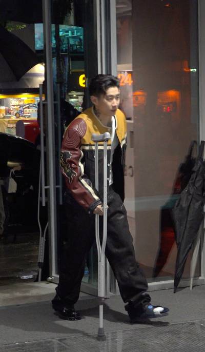 박재범, 다리 인대 상당 부분 파열...무슨 일이길래