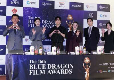 [포토] 지난해 수상자들, 제46회 청룡영화상 핸드프린팅 행사 참석