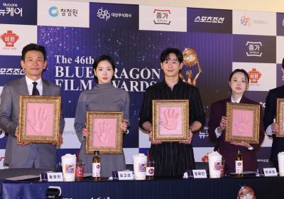 [포토] 제45회 청룡영화상 수상자들의 멋진 핸드프린팅