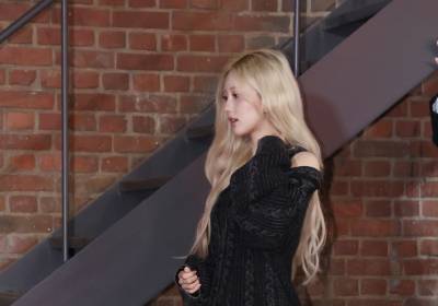 [포토] 아이브 가을, 시크한 올블랙 패션