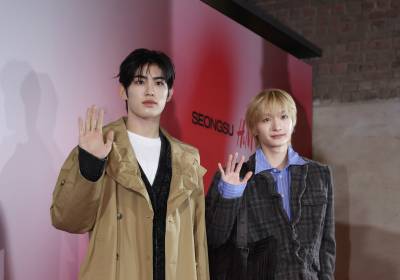 [포토] 킥플립 민제-동화, 멋진 가을 패션