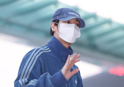 [포토] 추영우, 모자 푹 눌러 쓰고