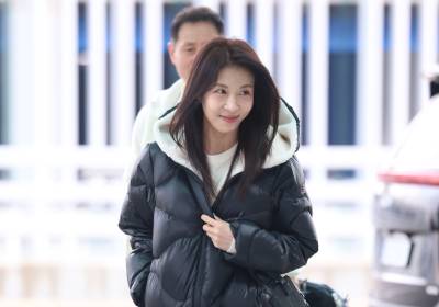 [포토] 하지원, 공항에 나타난 여신