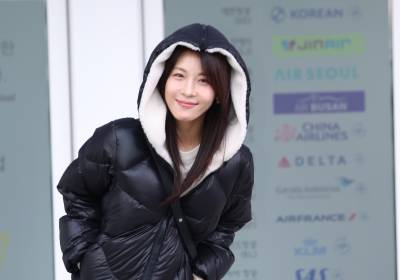 [포토] 하지원, 미국 잘 다녀올게요~