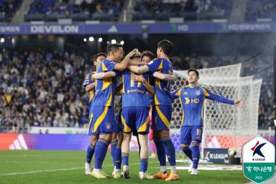 ‘멸망전’ 이겼다…’이청용 AS→루빅손 결승골’ 울산, 수원FC 꺾고 1부 잔류 가능성↑