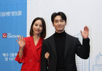 [포토] 한혜진-장인섭, 귀여운 커플포즈