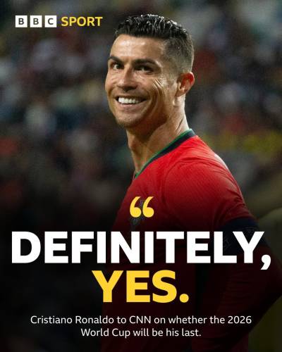 ‘호날두피셜’ 떴다…“이번 월드컵이 마지막일 거”