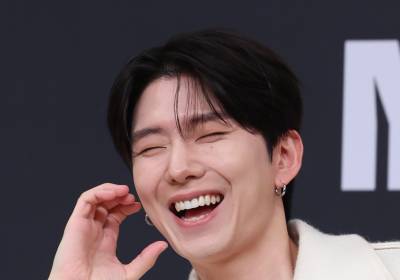 [포토] 몬스타엑스 기현, 상큼한 볼하트