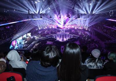 [포토]K팝 축제 즐기는 관객들