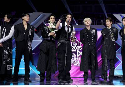 [포토]에이티즈, 베스트아티스트상 수상소감 발표