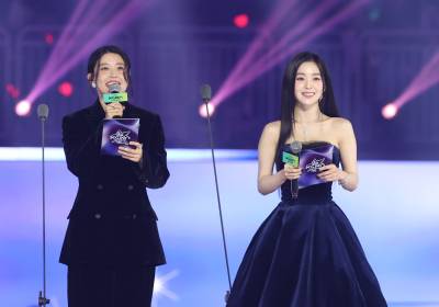 [포토] 남지현-아이린, KGMA 내일 또 만나요