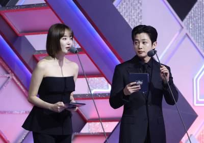 [포토] 이주연-김민석, 시상자로 나서요