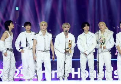 [포토]스트레이키즈, 그랜드아너스초이스 수상소감