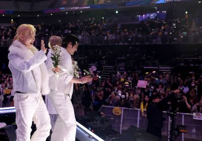 [포토]스키즈 필릭스, 환한 미소로 감사인사