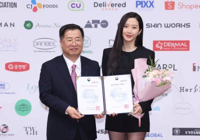 [포토] 2025 쿠알라룸푸르 한류박람회 홍보대사로 위촉된 배우 문가영