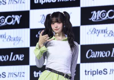 [포토] 트리플에스 미소녀즈 문 린, 양갈래 머리가 잘 어울려