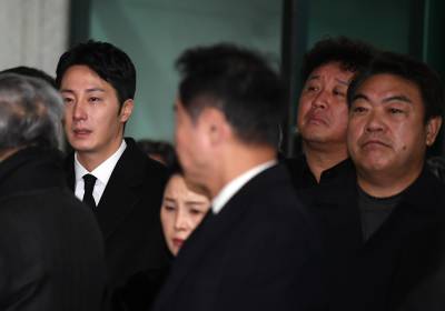 [포토]  故 이순재 배웅하는 정일우-정준하