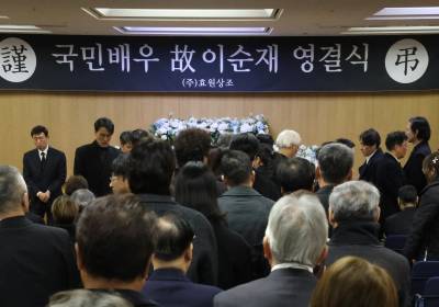 [포토] 많은 동료들이 참석한 故 이순재 영결식