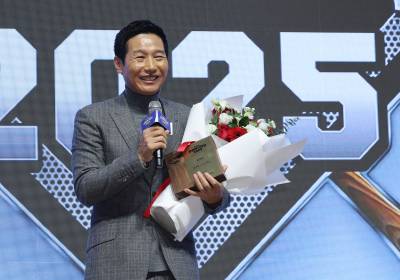 [포토]염경엽 감독, 우승감독 염경엽 입니다