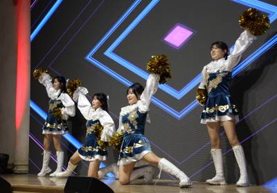 [포토]축하 공연하는  가천대  '아페이론'