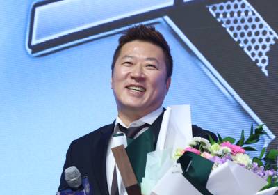 [포토]최형우, 기록상 수상소감