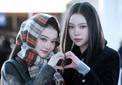 [포토] 미야오 엘라-나린, 귀여운 커플 하트 포즈