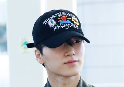 [포토] 에이티즈 산, 모자를 써도 미모를 가릴 수 없어