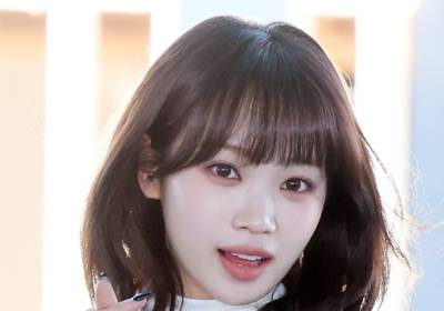 [포토] 르세라핌 김채원, 상큼하게 손가락 하트