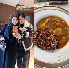 손담비, ♥이규혁 향한 애정…집밥 챙기는 ‘잉꼬부부’