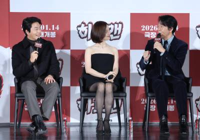 [포토] 권상우-박지환, '하트맨' 제작보고회에서 느껴지는 우정