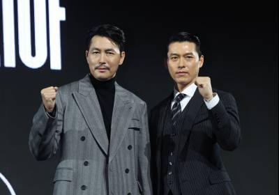 [포토] '메이드 인 코리아' 정우성-현빈, 화이팅