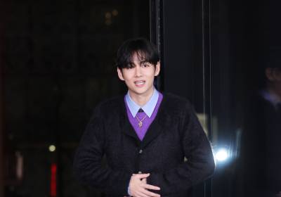 [포토] BTS 뷔, 반갑습니다!