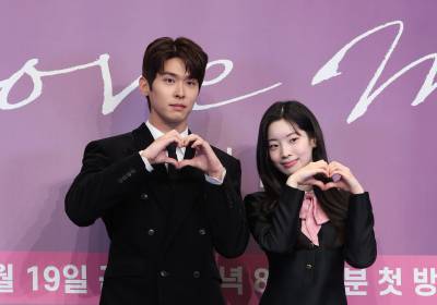 [포토] 이시우-다현, 둘의 귀여운 이야기 기대해 주세요