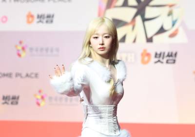 [포토] 엔믹스 해원, 금빛 비주얼