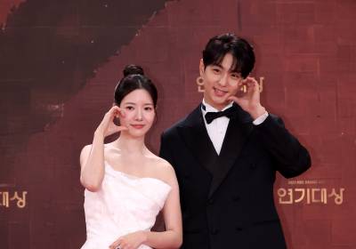 [포토]하승리 현우, 미소 유발 귀여운 볼하트