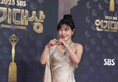 [포토] 길해연, 우아한 실크 드레스