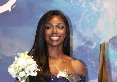 [포토] 카니, 웹예능MC 부문 수상