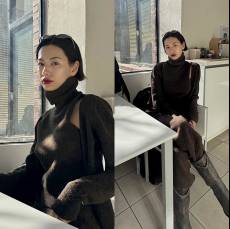 나나, 꾸미지 않아도 시선 집중… 긴 다리가 말해준다 [AI포토컷]