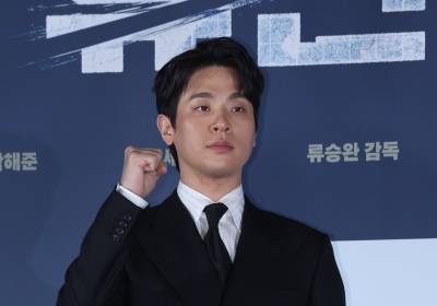 [포토] 박정민, '휴민트' 화이팅