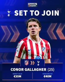 SON 떠나고 추락한 토트넘, 특급 중원 품는다…잉글랜드 국대 갤러거 영입 임박