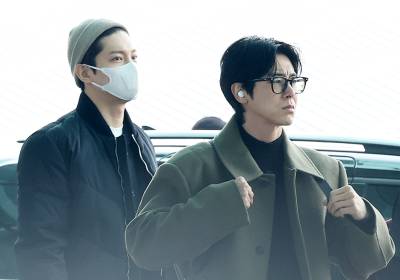 [포토] 동방신기 최강창민-유노윤호, 한파도 뚫는 카리스마