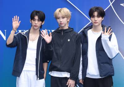 [포토] 아이덴티티 도훈-누리-환희, 잘 부탁드립니다~