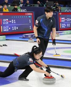 [2026 밀라노] ‘오심 피해 논란’ 한국 믹스더블, 3연패 늪 빠졌다