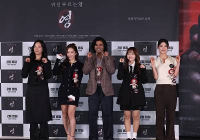 [포토] '귀신 부르는 앱: 영' 주역들, 기대해 주세요
